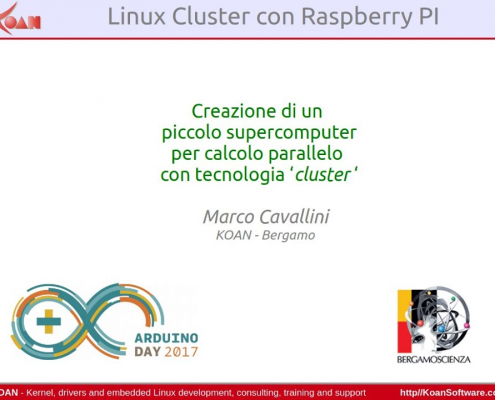 Creazione di un Linux MPI cluster Raspberry Pi