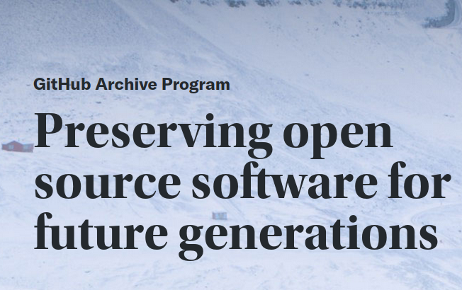GitHub archive program